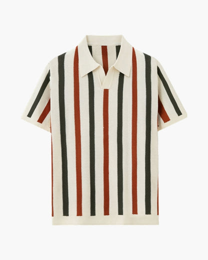 Polo en maille rayé Resort