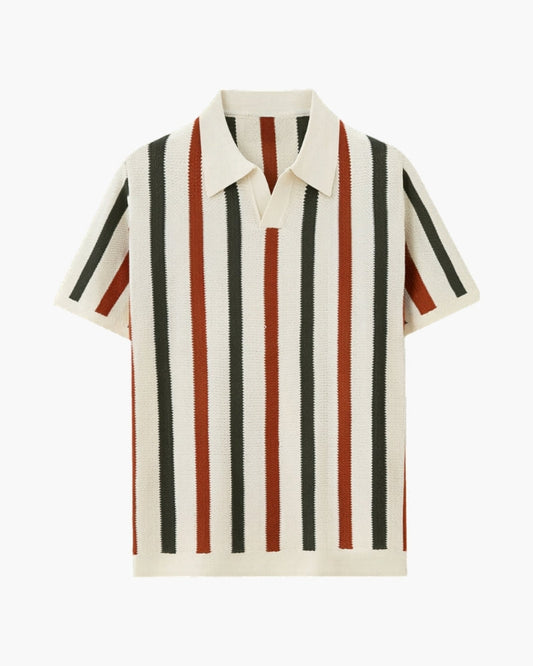 Polo en maille rayé Resort