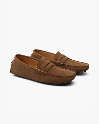 Mocassins driver en daim