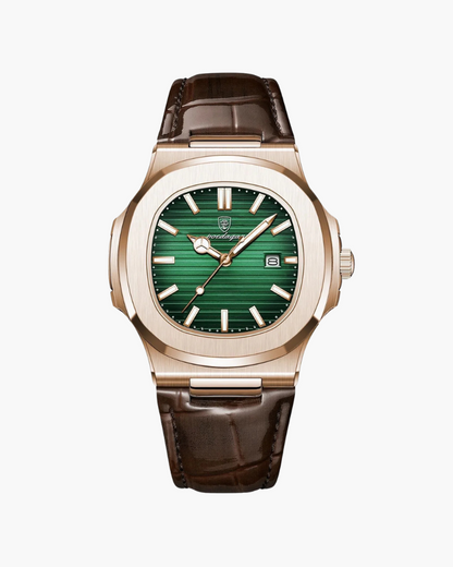 Montre en cuir Lisbonne - Vert