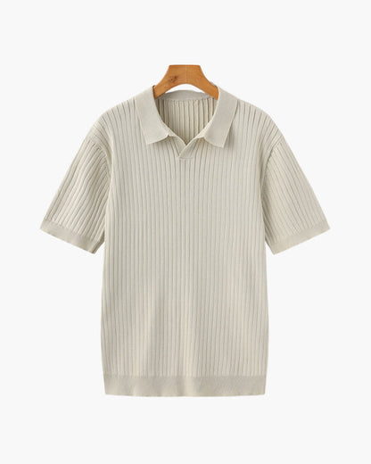 Polo côtelé premium