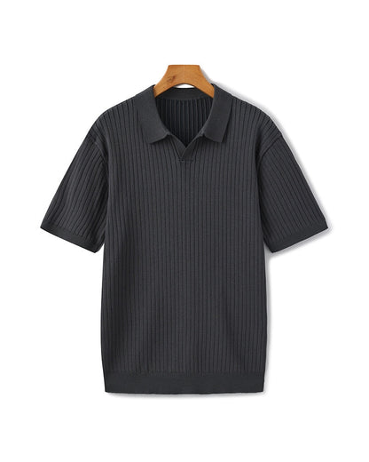 Polo côtelé premium