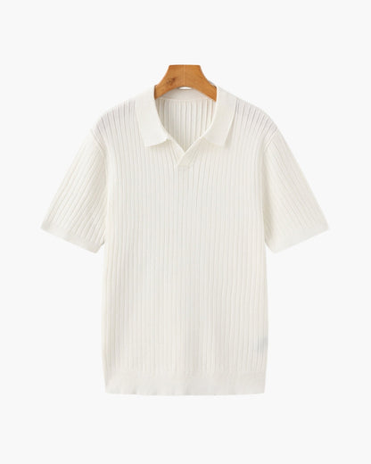 Polo côtelé premium