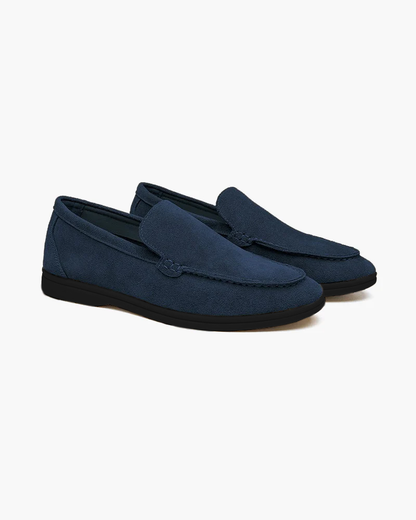 Mocassins premium en daim à semelle noire