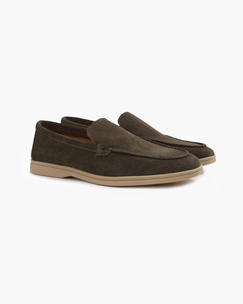 Mocassins premium en daim